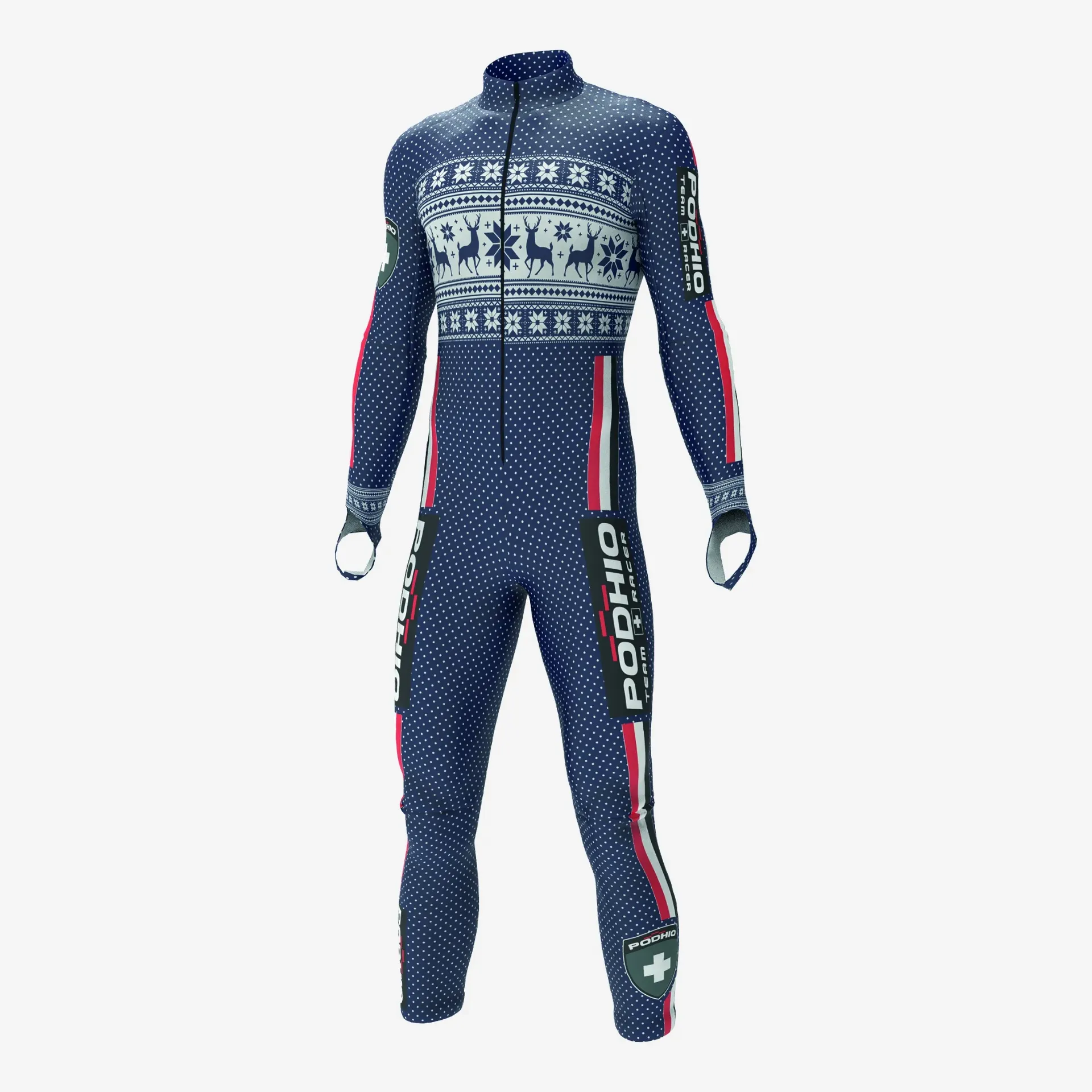 [TGRS023A.722-XS] RACE SUIT BLUE SR (XS)