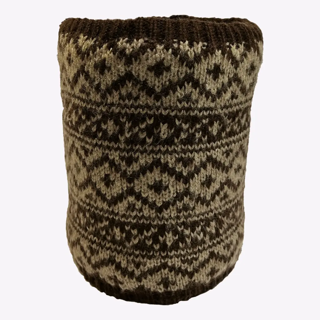 JANIS JACQUARD MARRON