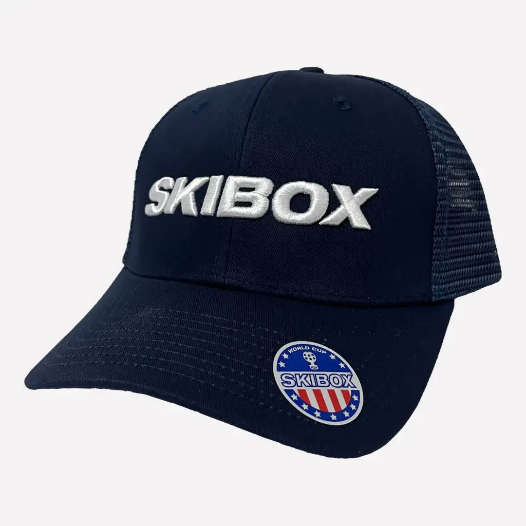 TRUCKER CAP NAVY WHITE