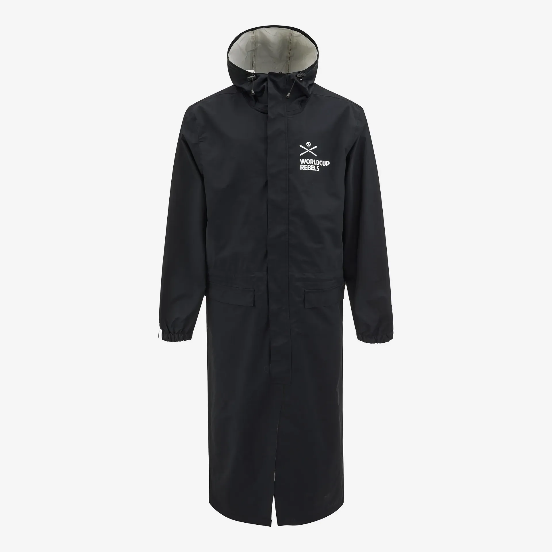 [821534.BK-S] RACE RAIN COAT BLACK (S)