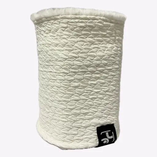 [2449.062.049.U] ARTIKA NECKIES WHITE WAFFLE