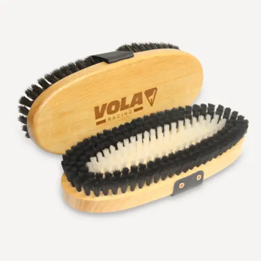 [012025] BROSSE OVALE RACING MIXTE CRIN DE CHEVAL / NYLON